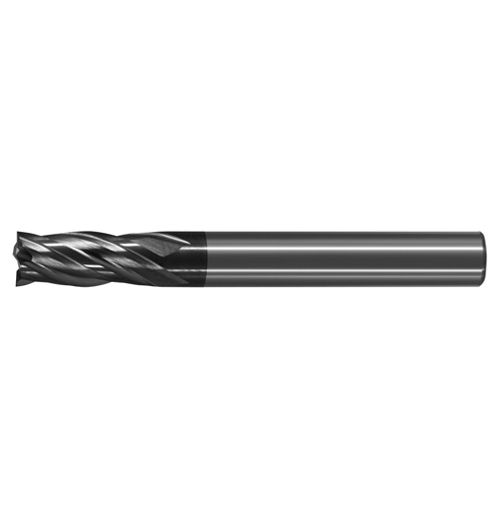 極細微粒碳化鎢端銑刀-標準型四刃<br>Ultra Micro Grain Carbide Standard End Mills - 4 Flute