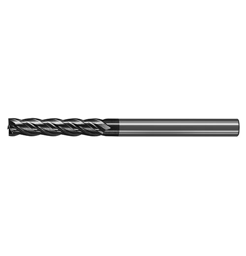 極細微粒碳化鎢端銑刀-長刃型四刃<br>Ultra Micro Grain Carbide Long Flute End Mills - 4 Flute