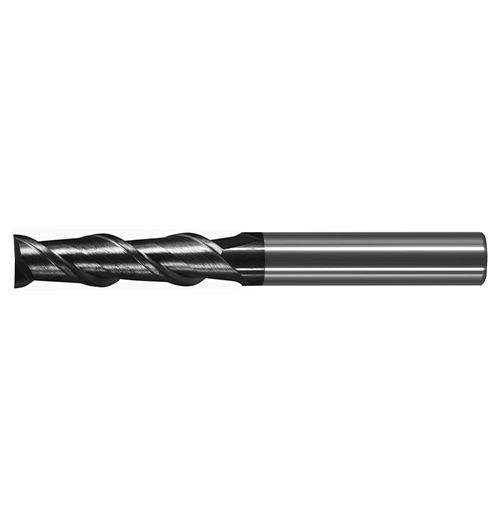 極細微粒碳化鎢高螺旋端銑刀-長刃型二刃<br>Ultra Micro Grain Carbide High Helix Long Flute End Mills - 2 Flute