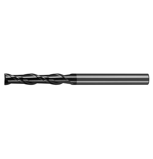 超微粒碳化鎢端銑刀- 長刃型二刃<br>Micro Grain Carbide Long Flute End Mills - 2 Flute