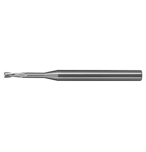 超微粒碳化鎢銅合金深溝加工專用端銑刀<br>Micro Grain Carbide Long Neck Copper Alloy End Mills - 2 Flute