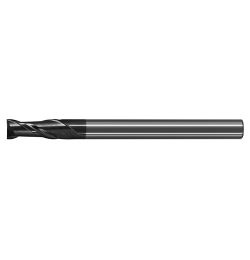 極細微粒碳化鎢端銑刀-長柄型二刃<br>Ultra Micro Grain Carbide Long Shank End Mills - 2 Flute