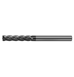 極細微粒碳化鎢端銑刀-長刃型四刃<br>Ultra Micro Grain Carbide Long Flute End Mills - 4 Flute
