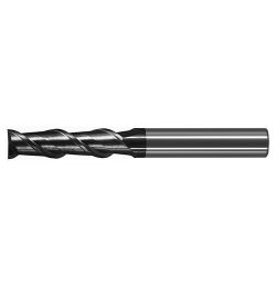 極細微粒碳化鎢高螺旋端銑刀-長刃型二刃<br>Ultra Micro Grain Carbide High Helix Long Flute End Mills - 2 Flute