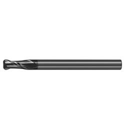 極細微粒碳化鎢圓偶角銑刀-長柄型二刃<br>Ultra Micro Grain Carbide Corner Radius Long Shank End Mills - 2 Flute